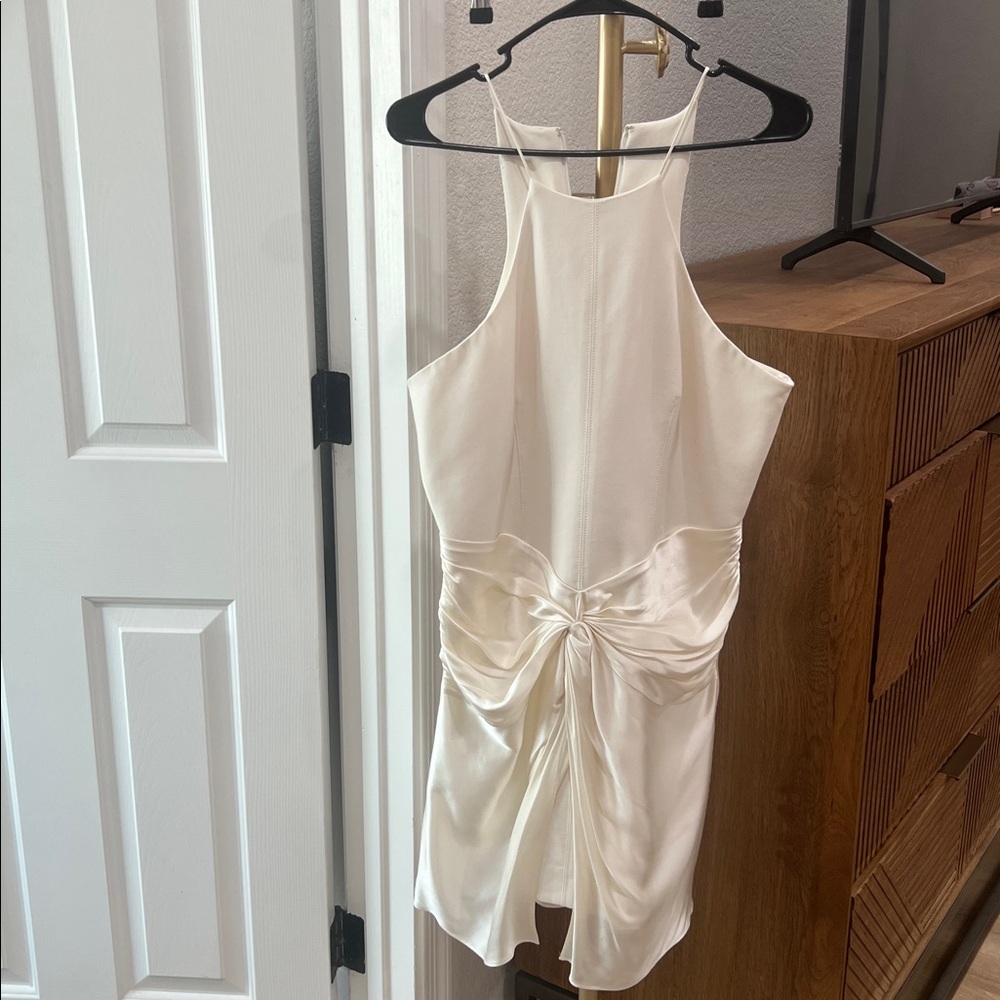 Cinq à Sept Ivory Backless Dress